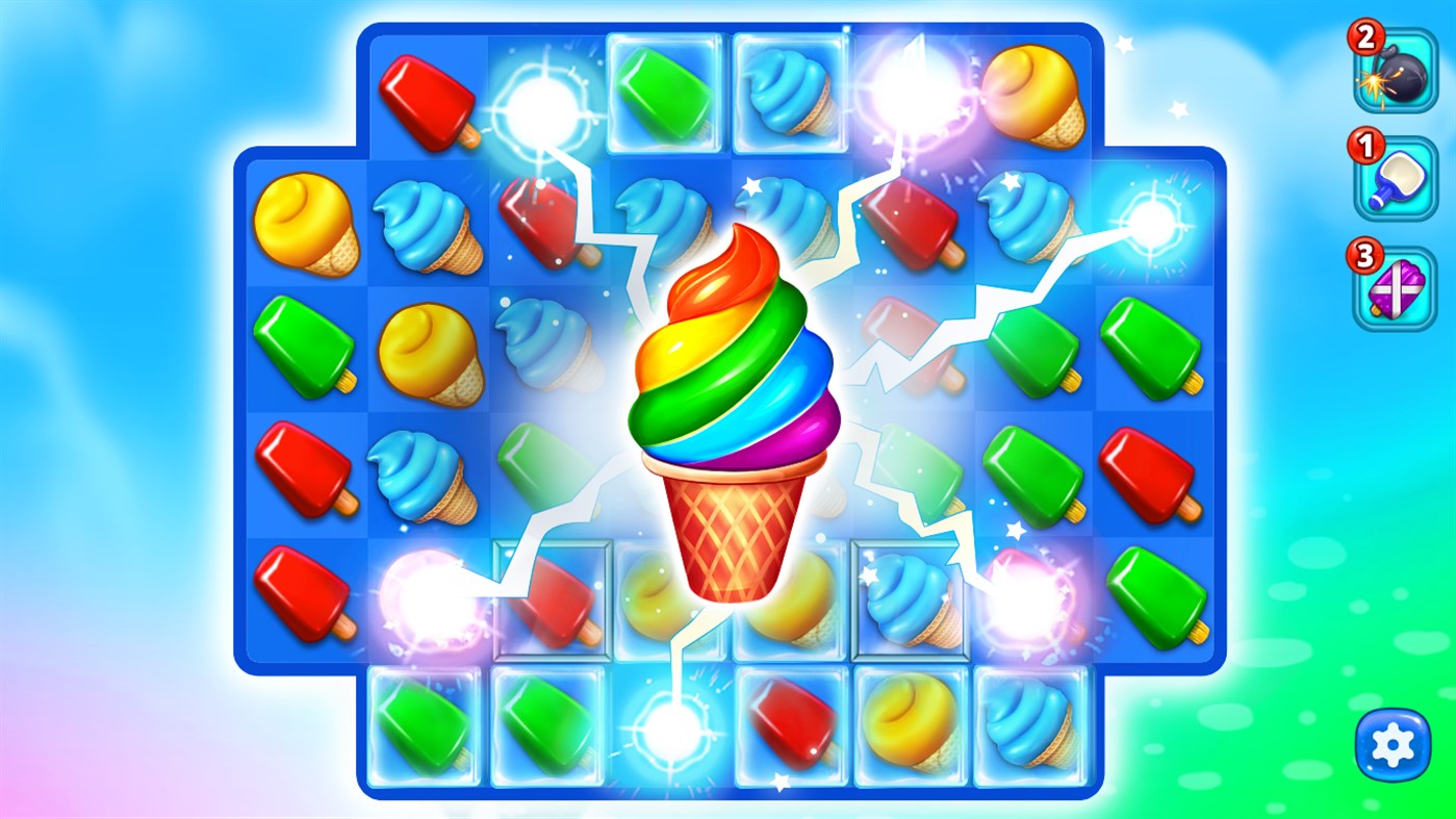 #5. Ice Cream Paradise - Match 3 Puzzle Adventure (Windows) 由: RV AppStudios