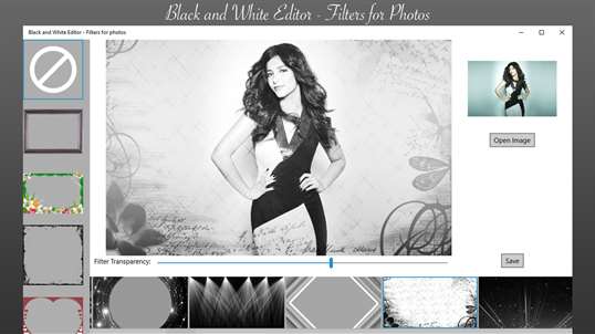 Black and White Editor - Filters for photos screenshot 3