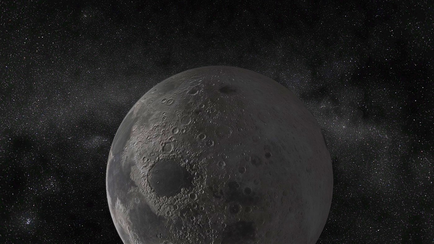 #5. Moon 3D Live Wallpaper (Windows) By: Screensavers Store