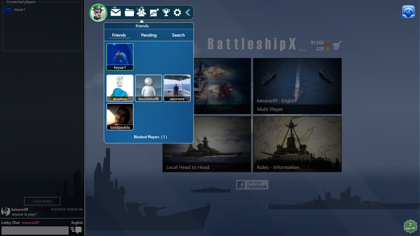 #5. BattleshipX (Windows) 由: Nektarios Giannoulis