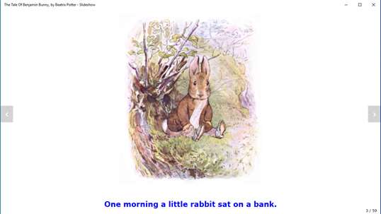 The Tale Of Benjamin Bunny, by Beatrix Potter - Slideshow screenshot 5