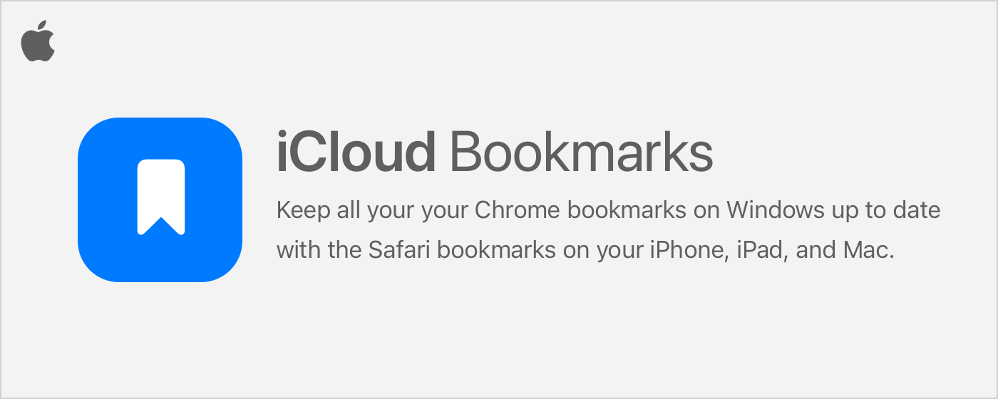 iCloud Bookmarks marquee promo image