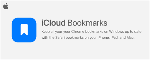 iCloud Bookmarks marquee promo image