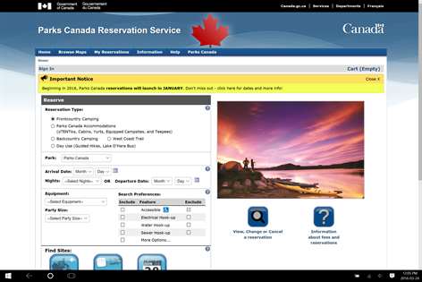 Unofficial Parks Canada Screenshots 1