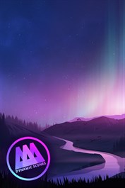 AAA Dynamic Scenes - Aurora Night Sky Dynamic Scene