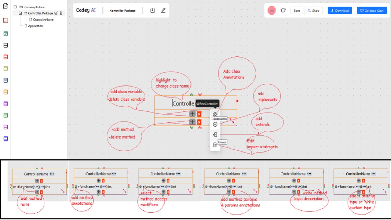 Snapshot 5 of CodeyAI – 80% Faster Software Development