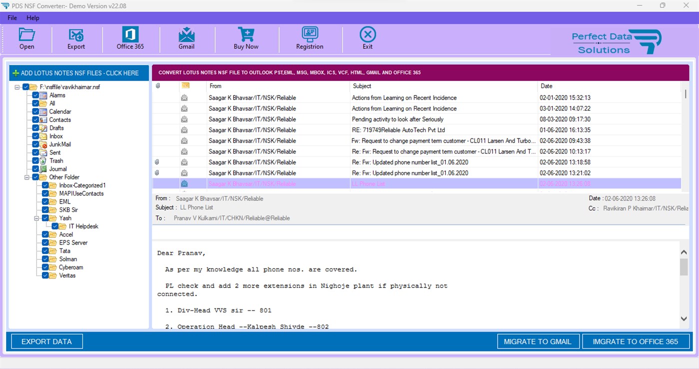 #4. NSF to PST Converter (Windows) Által: PERFECT DATA SOLUTIONS