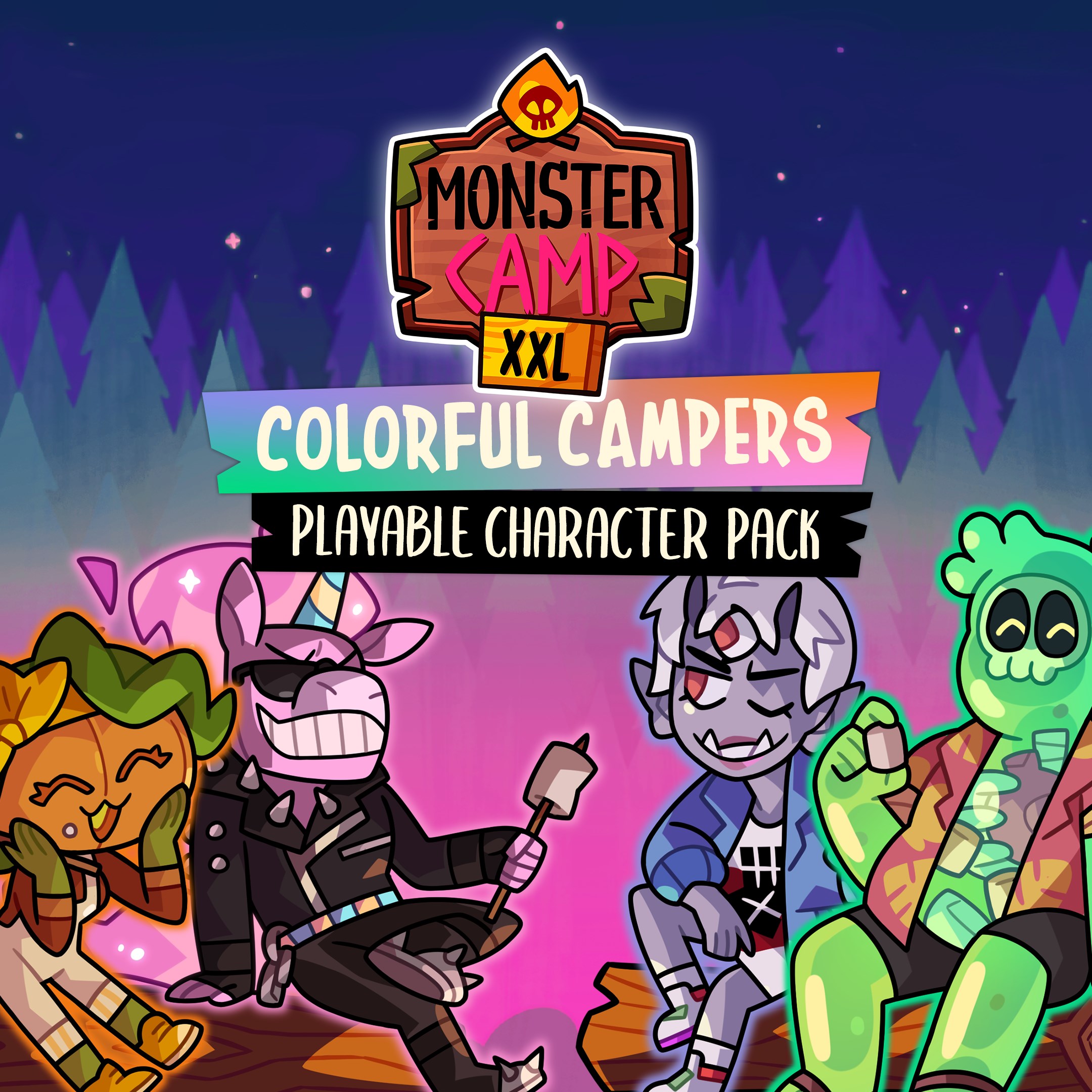 Monster Camp Character Pack - Colorful Campers