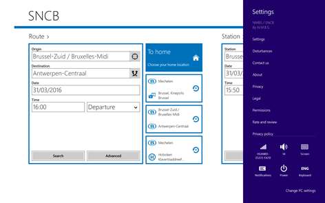NMBS / SNCB Screenshots 1