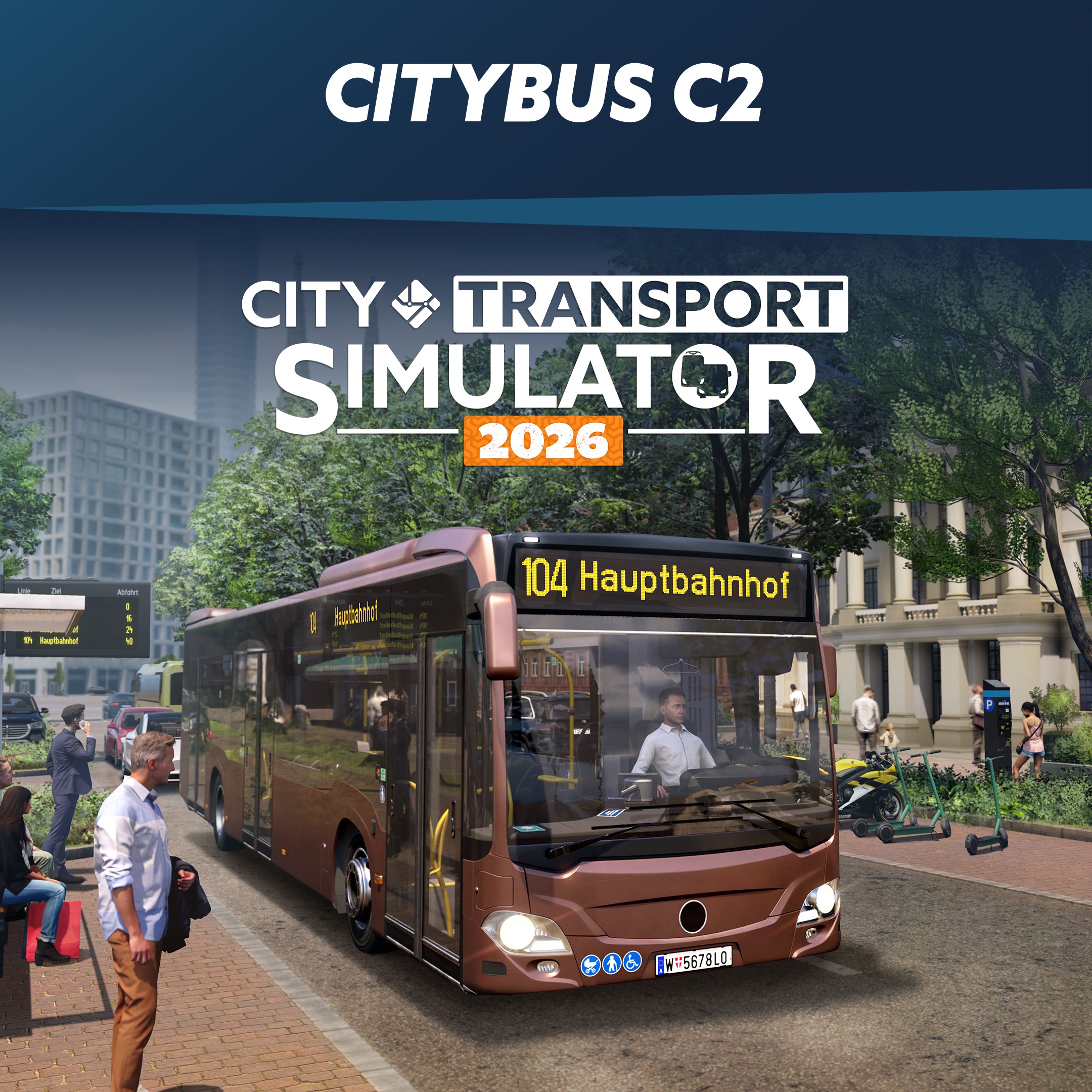 CTS 2026 - Bus DLC: Citybus C2 - City Transport Simulator Bus & Tram