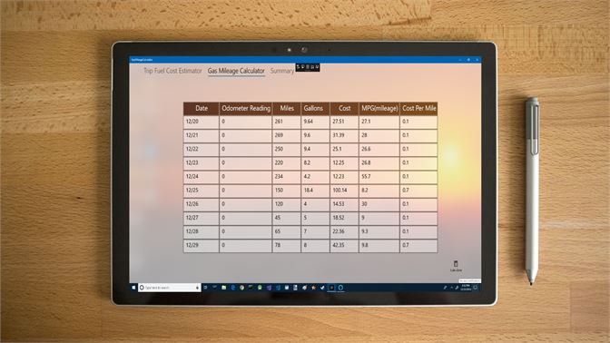 Gas Mileage Calculator >> Get Gas Mileage Log And Calculator Microsoft Store Gas Mileage Calculator >> Get Gas Mileage Log And Calculator Microsoft Store