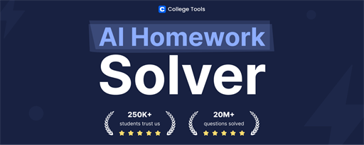 Homework Solver by College Tools marquee promo image