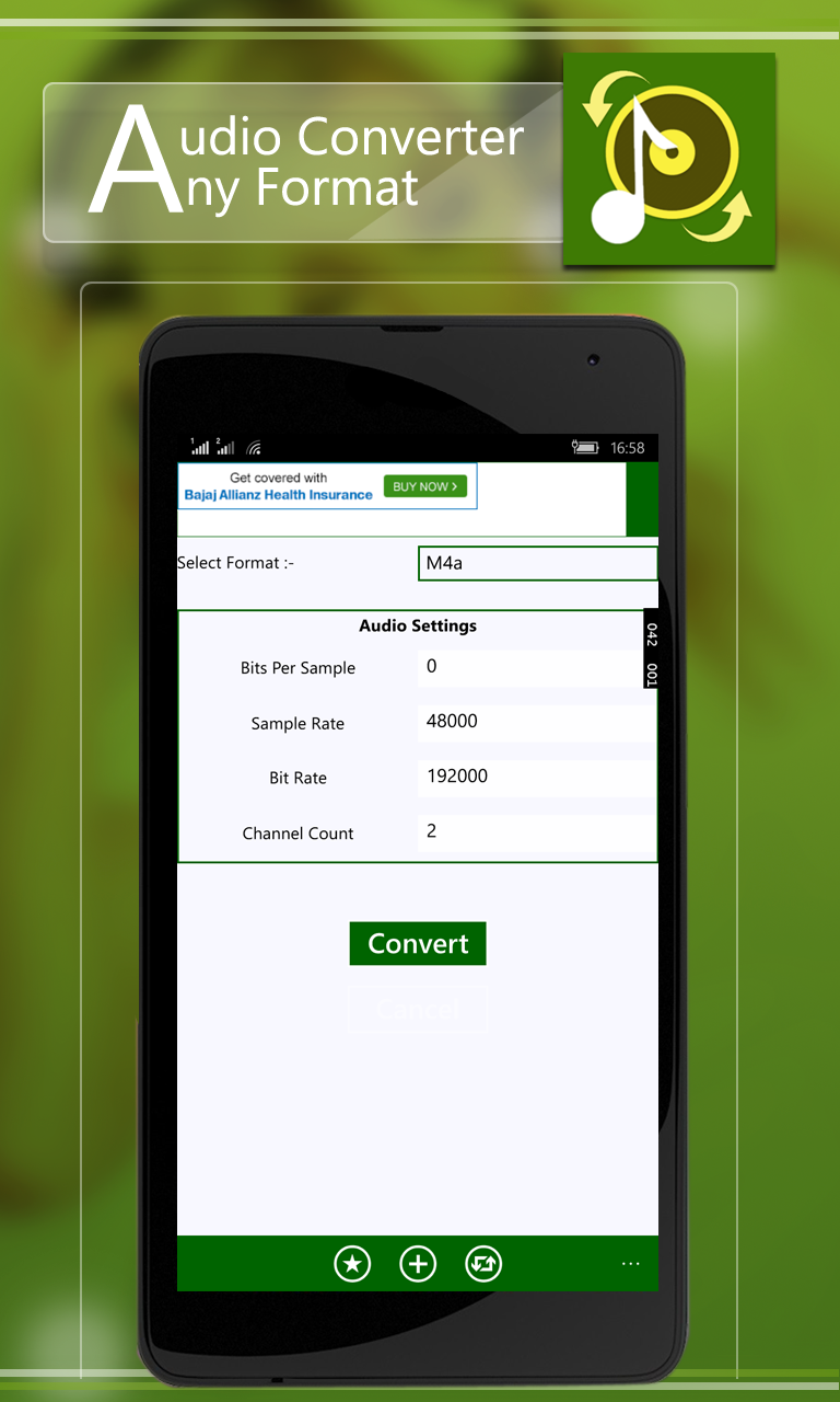 Audio Converter Any Format for Windows 10