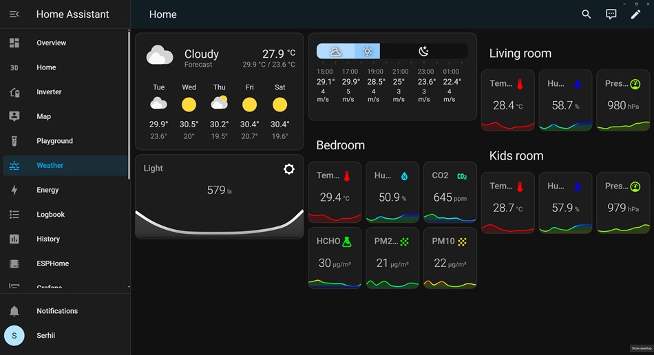 HomeAssistant Local (Windows) Podle: SerhiiSeletskyi