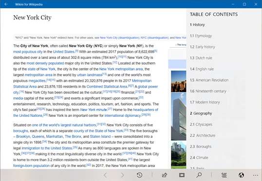 Wikini for Wikipedia screenshot 3