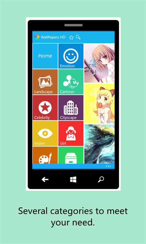 Wallpapers Plus HD Pro-GooTile Screenshots 2