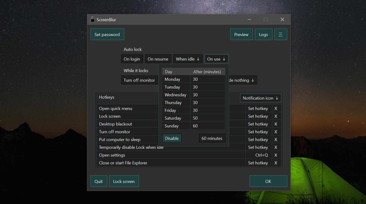 #3. ScreenBlur (Windows) Ved: indeepsoft