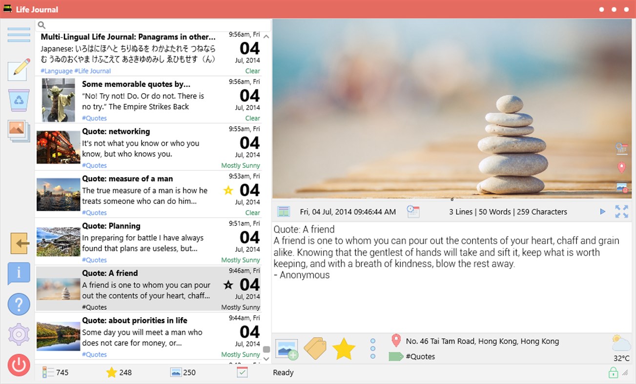 #1. Life Journal - Private, Secure Diary (Windows) 来自: Beautiful Life Apps