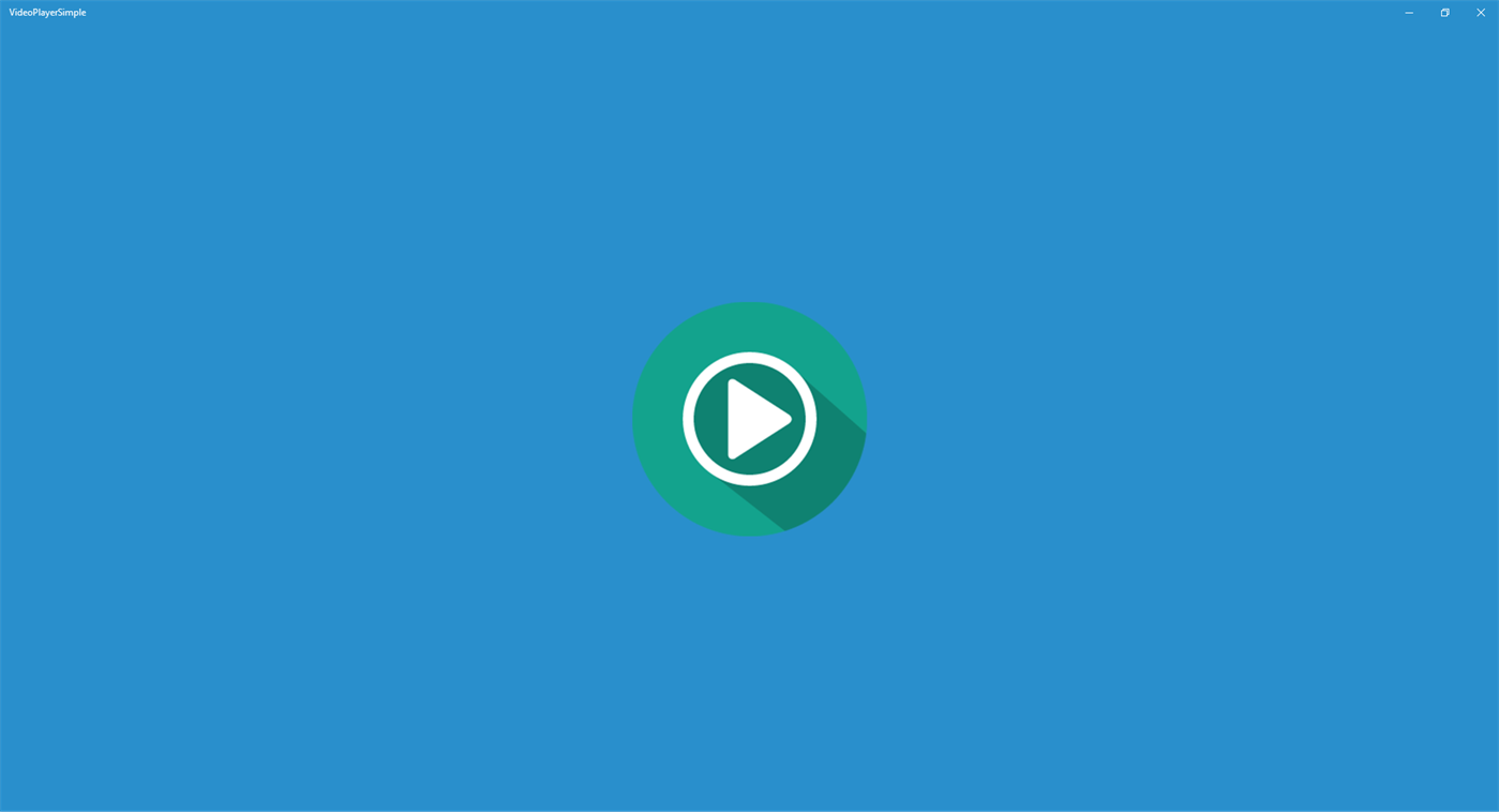 #1. Video Player Simple (Windows) By: NTL Dev