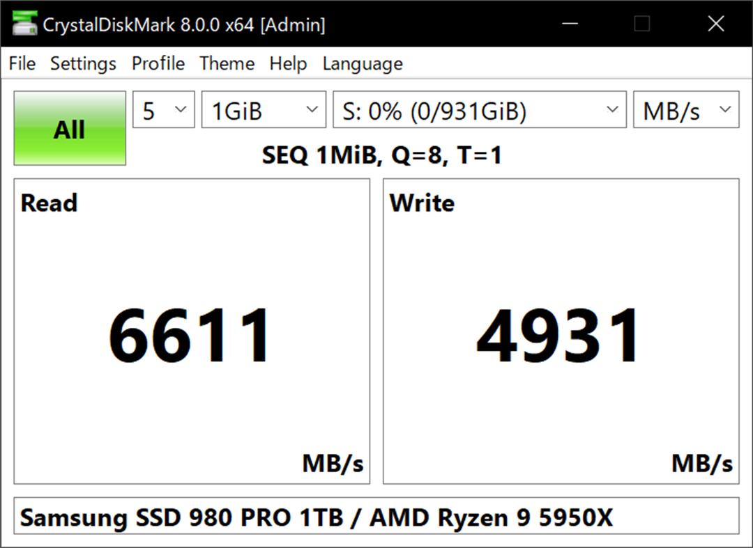 #5. CrystalDiskMark (Windows) 由: Crystal Dew World