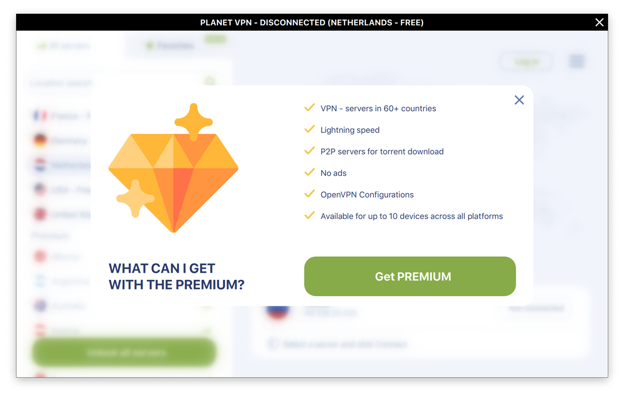 #4. VPN - Planet VPN (Windows) 来自: Free VPN Planet