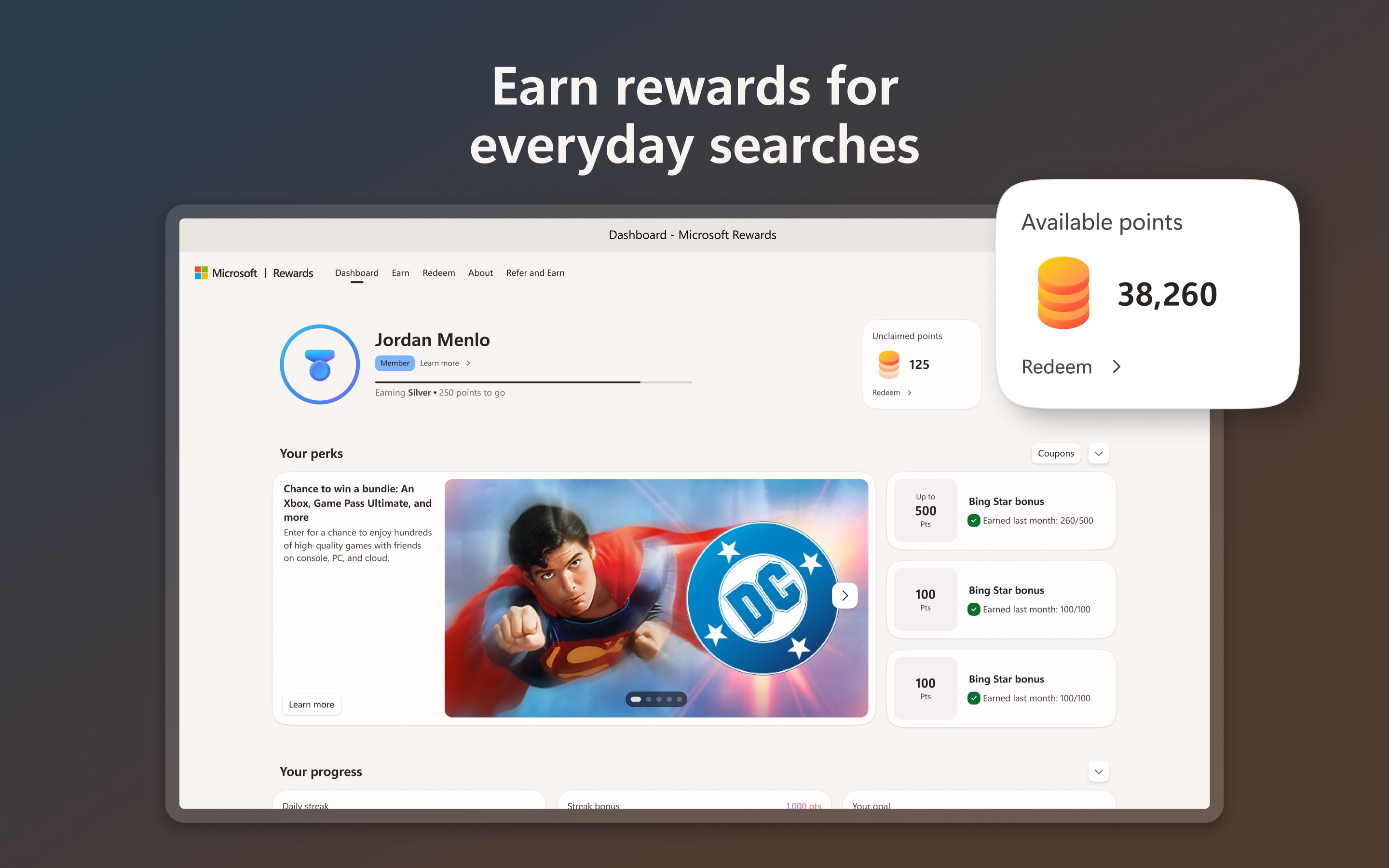 Microsoft Rewards screenshot