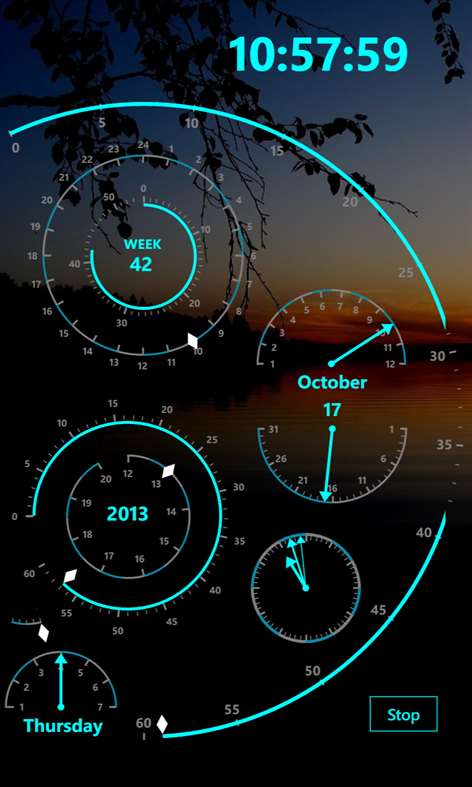 Modern Clock X Pro Screenshots 1