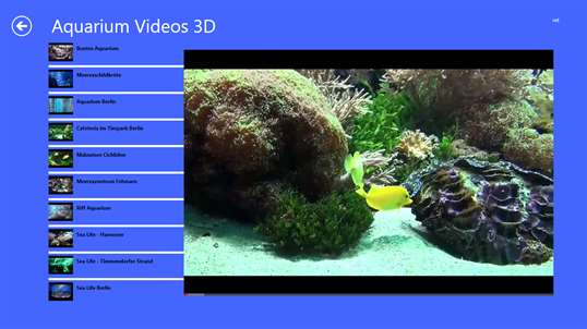 Aquarium Videos 3D screenshot 4