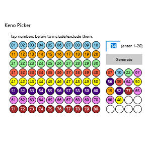 Keno Picker