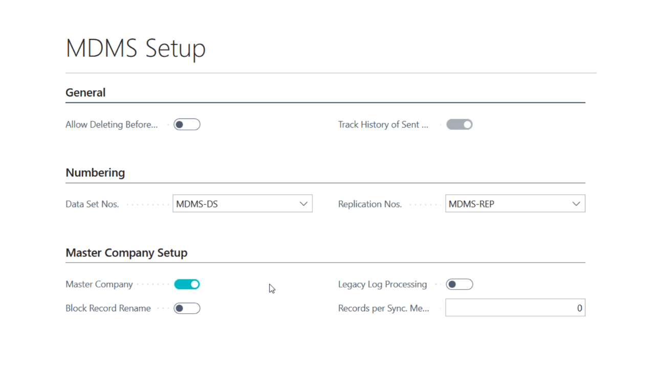 Snapshot 3 of Master Data Management System