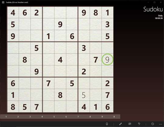 Sudoku (Oh no! Another one!) screenshot 3