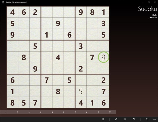 Sudoku (Oh no! Another one!) screenshot 1