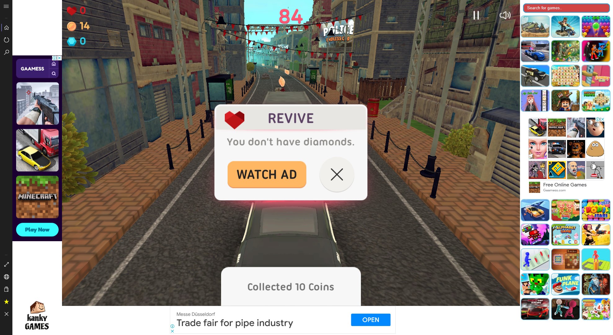 Screenshot 3 Police Endless Car windows