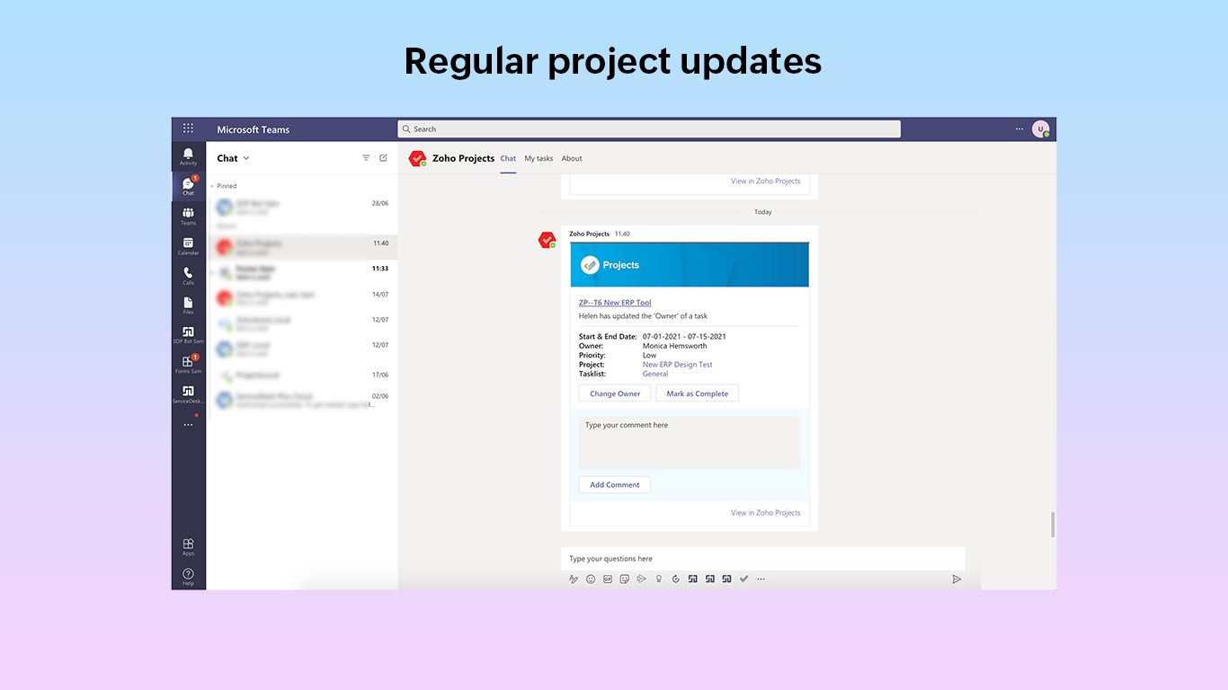 Zoho Projects preview 4
