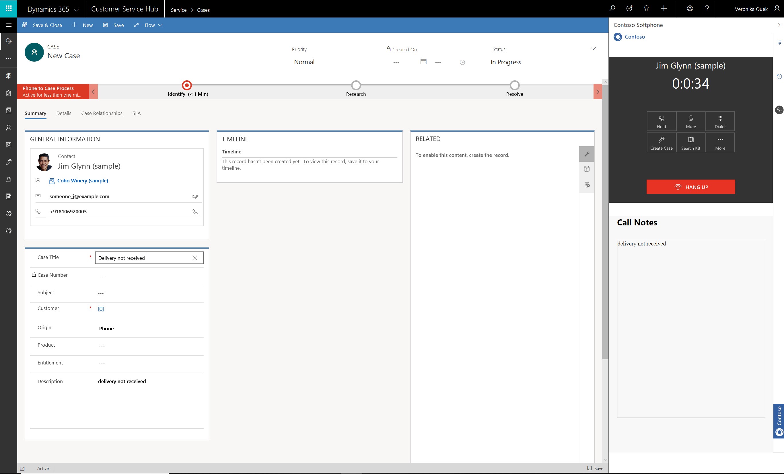 Snapshot 2 of Dynamics 365 Channel Integration Framework