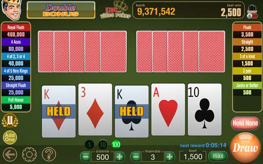 King Of Video Poker Multi Hand screenshot 3