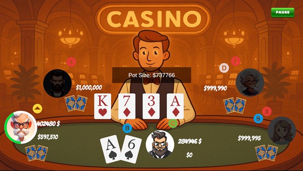 Poker Texas Holdem and Slot Machine Simulator — 4