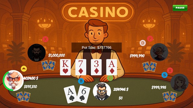 Poker Texas Holdem and Slot Machine Simulator screenshot 4