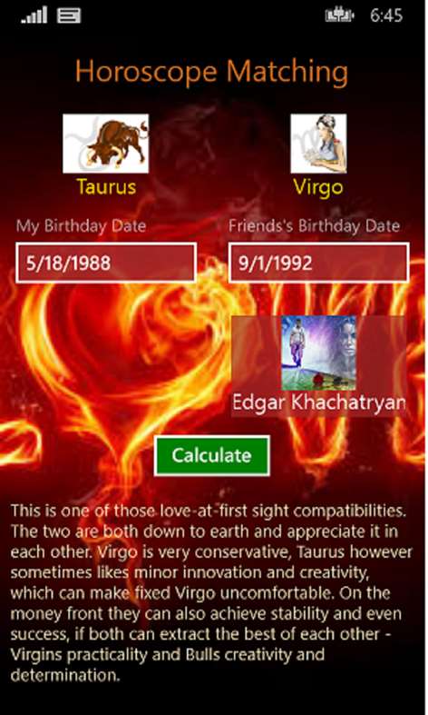 Horoscope Matching Screenshots 1