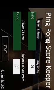 Ping Pong Score Keeper screenshot 1