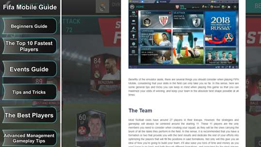 Fifa Mobile Guide screenshot 4