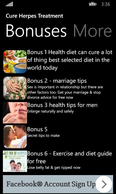 Screenshot 4 Cure Herpes Treatment windows