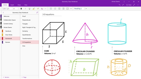 OneNote Screenshot