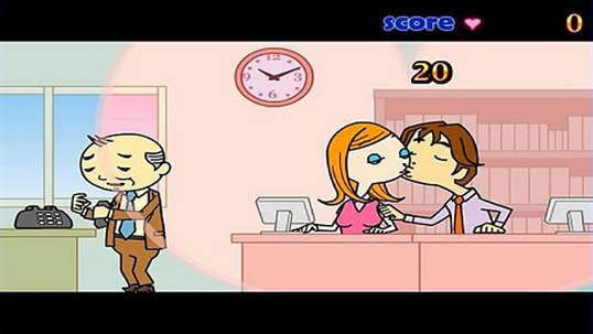 Kiss In Office screenshot 1