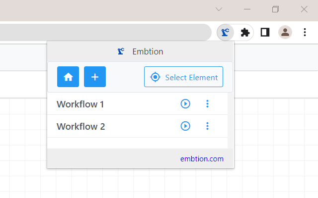 Embtion - Web Browser Automation