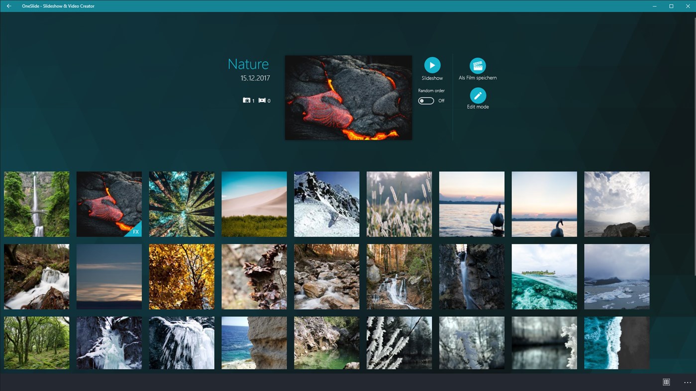 #3. OneSlide - Slideshow & Video Creator (Windows) De: seriousGeorge
