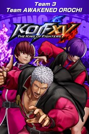 KOF XV DLC Characters "Team AWAKENED OROCHI"