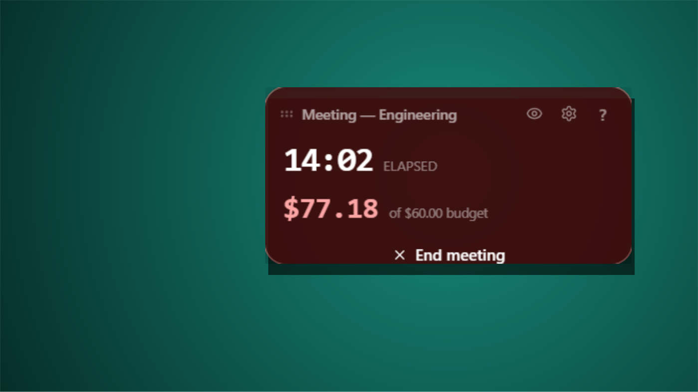 #8. MeetingMeter (Windows) By: Illusanato