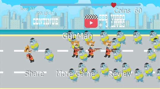 Zombie Tsunami vs Cowboys screenshot 2