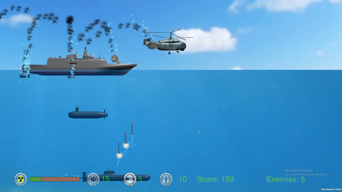 #3. Submarine Attack 3D (Windows) 由: Five Star Apps vAlexey Kropotin